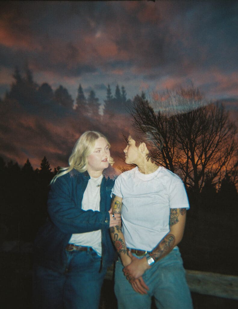 film photography sessions at sunset