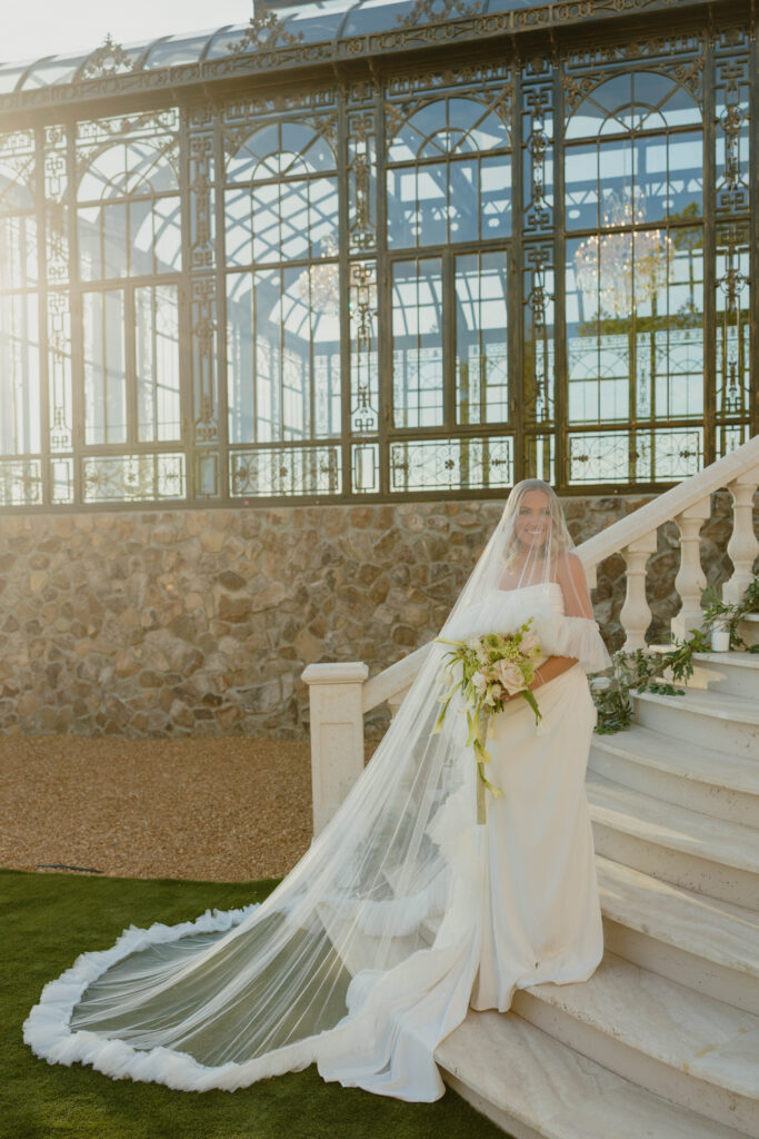 bride on wedding day 