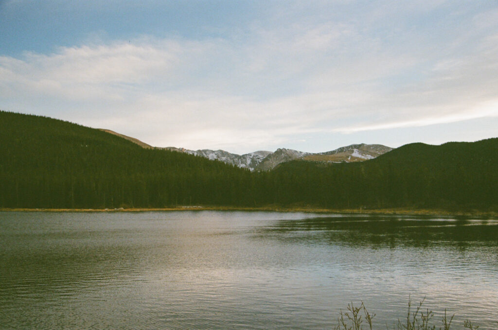 film photo scenery of echo lake park