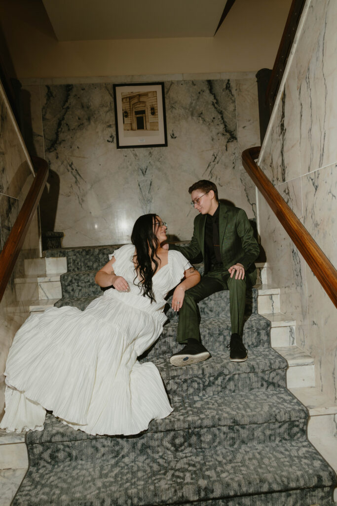 brides portraits on wedding day 