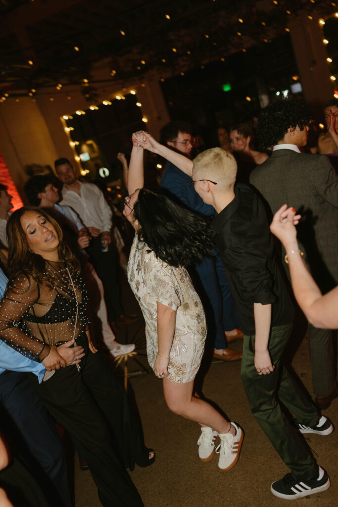 brides dancing at wedding celebration day two 