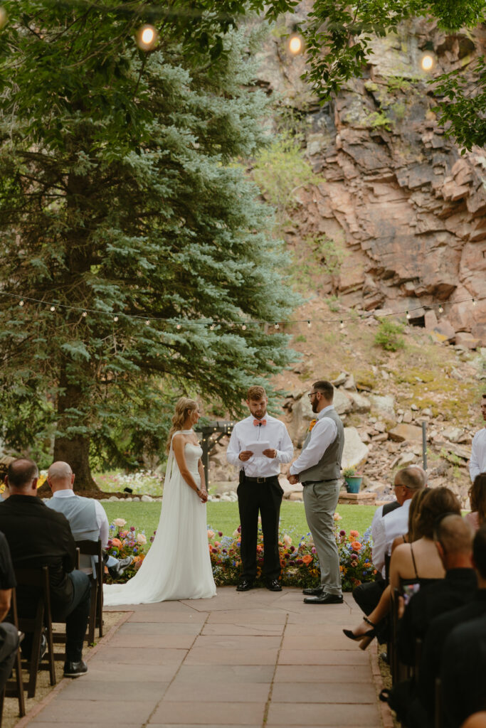 wedding ceremony moments colorado wedding venue