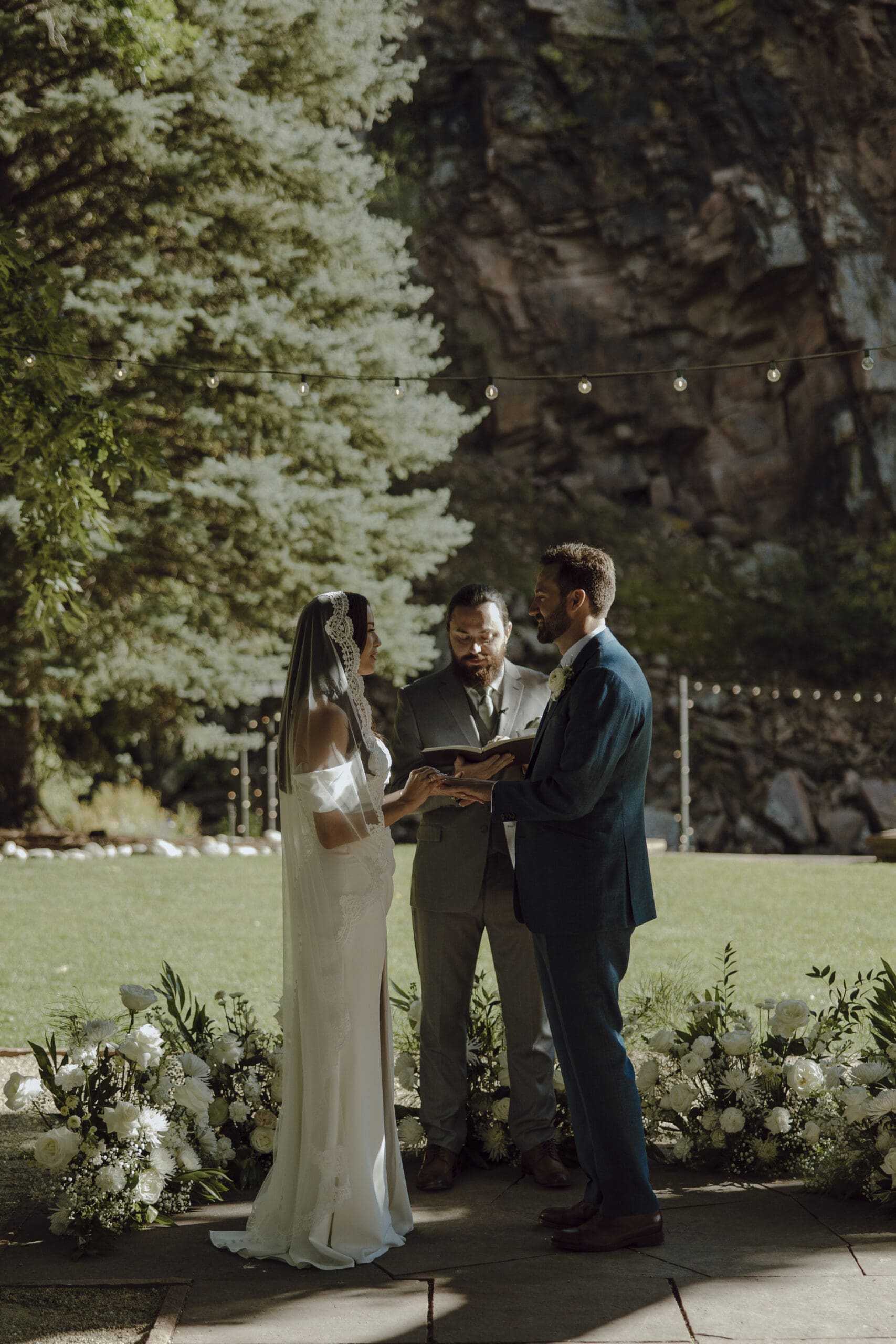 colorado wedding, mountain wedding, wedding ceremony